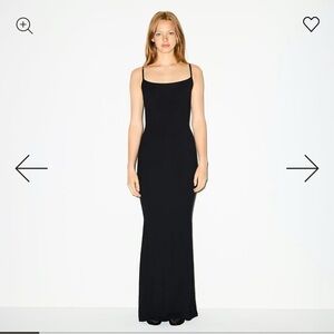 Skims Lounge Ribbed Maxi Dress